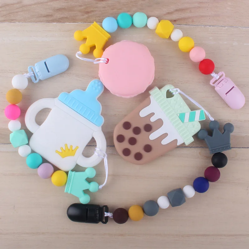 2 шт./компл. держатель для соски силиконовый Прорезыватель зубов подарок