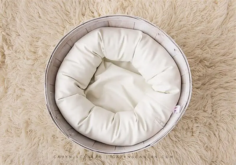 Комплект из 4 предметов для малышей новорожденных подушка фотографирования корзина наполнитель пшеницы