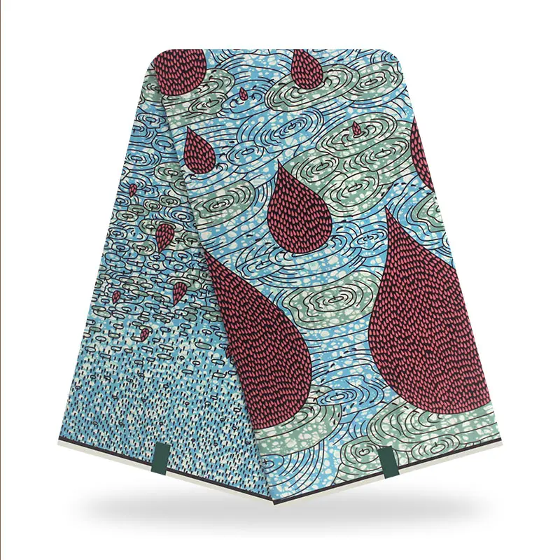

6yards African wax fabric cotton wax ankara cotton material african wax prints cotton real wax fabric for dress wholesale