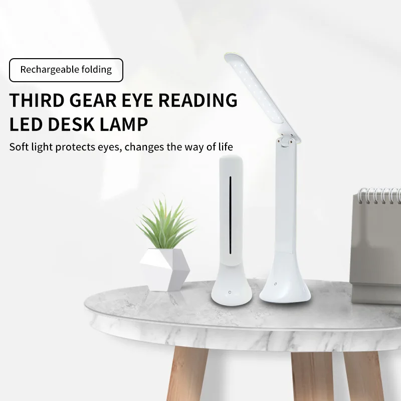 Настольная лампа USB Перезаряжаемый с затемнением Настольный светильник идеально