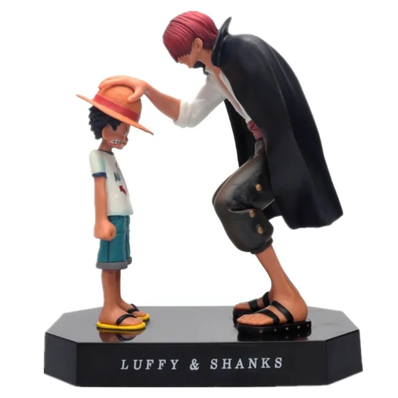 

18cm One Piece Anime Figure Four Emperors Shanks Straw Hat Luffy Action Figure One Piece Sabo Ace Sanji Roronoa Zoro Figurine