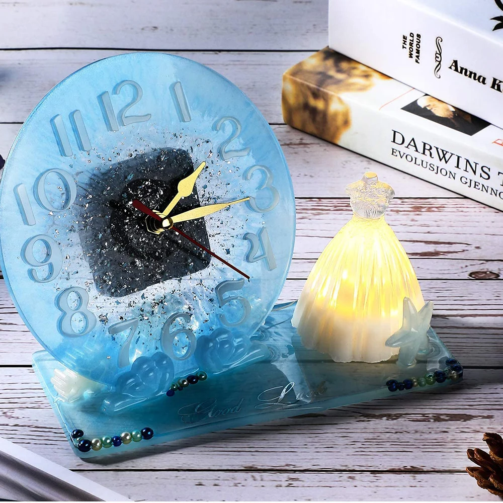 Форма силиконовая для изготовления часов сделай сам форма из смолы с римскими