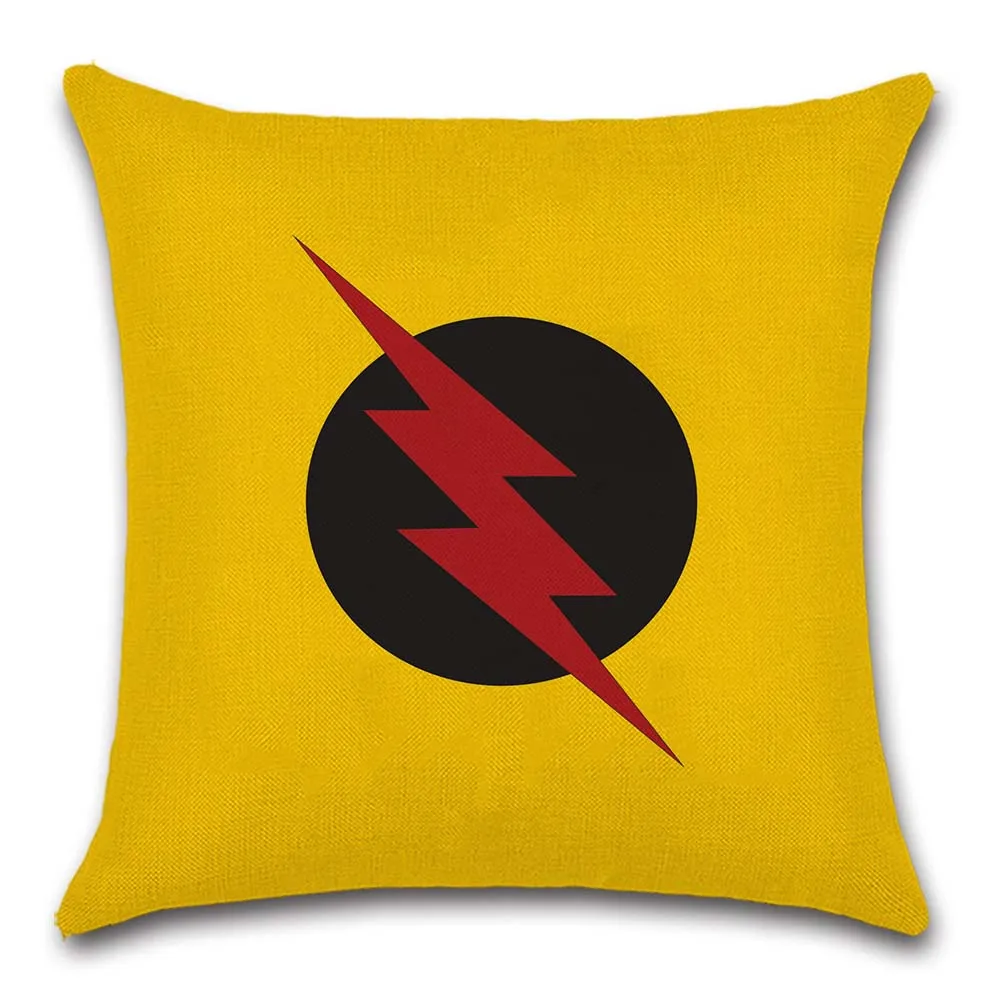 Наволочка с логотипом Super hero mark черная декоративная наволочка для подушки дома