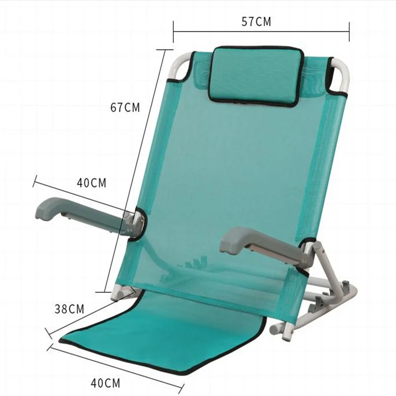 

HOT Backrest Of College Dormitory Bed Portable Outdoor Folding Recliner Multifunctional Backrest Cushion Bracket