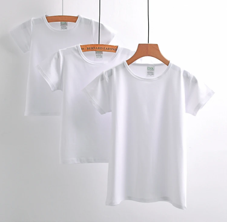 5pcs/lot Sublimation Blank  White Modal Children's T-shirt S,M,L,XL,XXL,XXXL Design Heat Press Dye sublimation ink Transfer