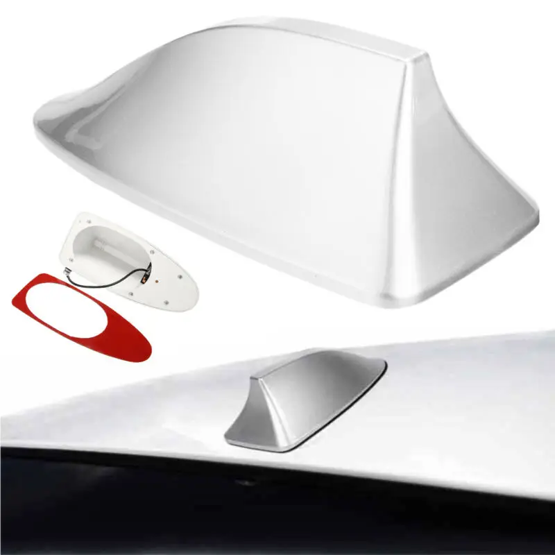 Крыша автомобильная антенна радио FM/AM декоративная серебро для общего мотора |