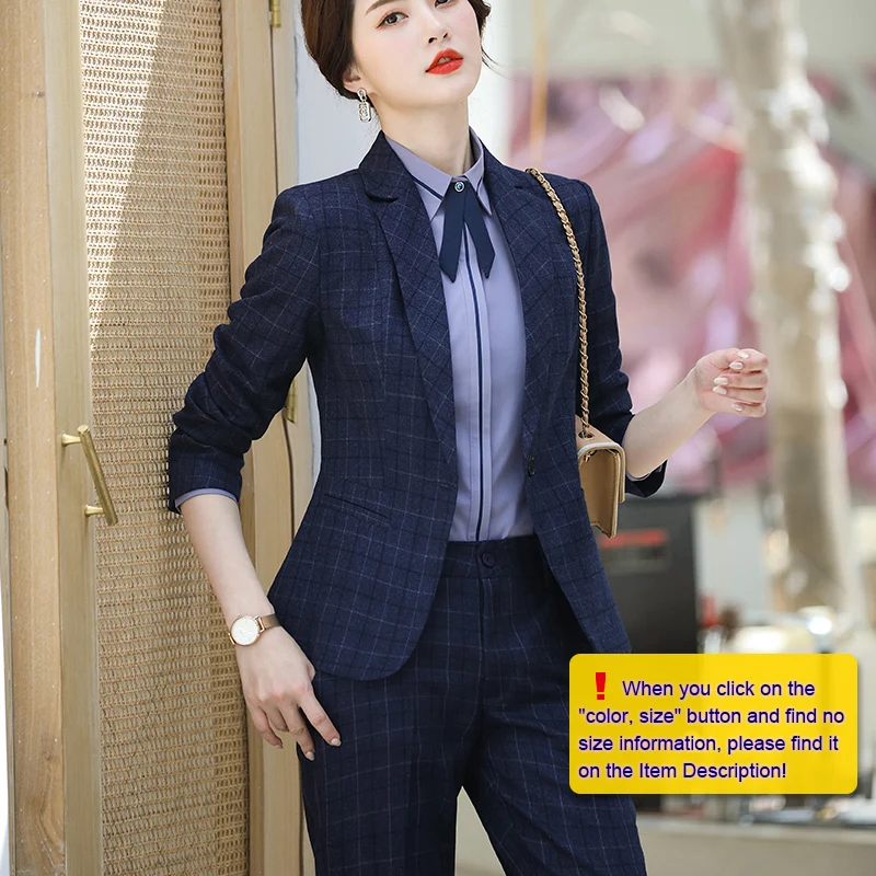 Женский деловой костюм Lenshin клетчатый Комплект из трех предметов облегающий