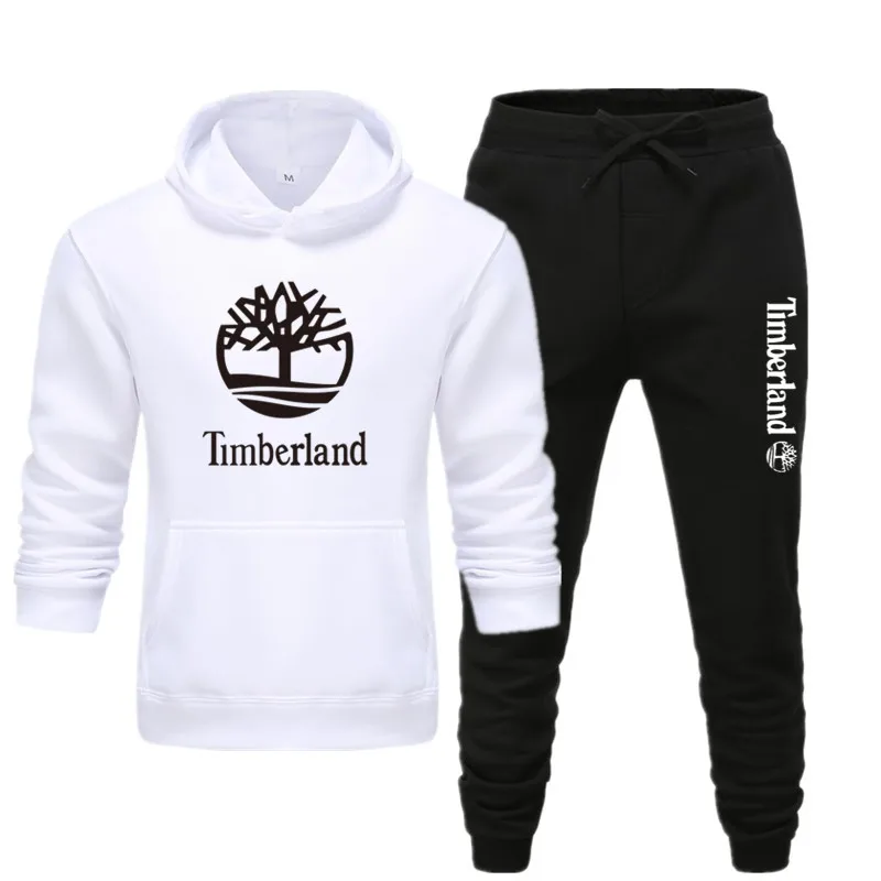 

2021 New Autumn Men's Sets 2-Piece Hoodies+Pants Harajuku Sport Suits Casual Men/Women Sweatshirts Tracksuit Brand Sportswear