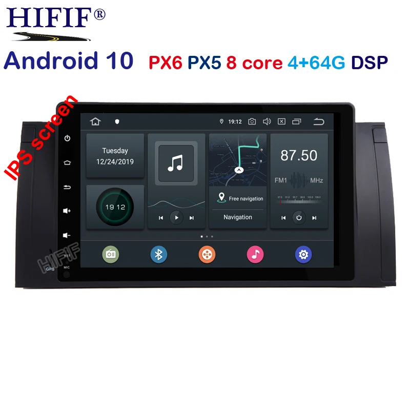 9 дюймов 1024x600 HD сенсорный экран 1 din Android 10 0 Автомобильный мультимедийный Радио
