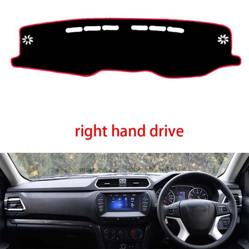 

Car Dashboard Cover Mat for the great wall wingle5 wingle6 2017 Right Hand Drive Dashmat Pad Dash Covers Dashboard Accessories