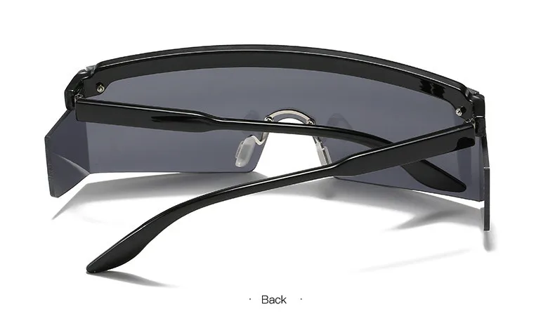 

VWKTUUN Oversized Sunglasses Women Men Vintage Sunglass Woman UV400 Points Big Windproof Glasses Women Anti-spit Splash Eyewear