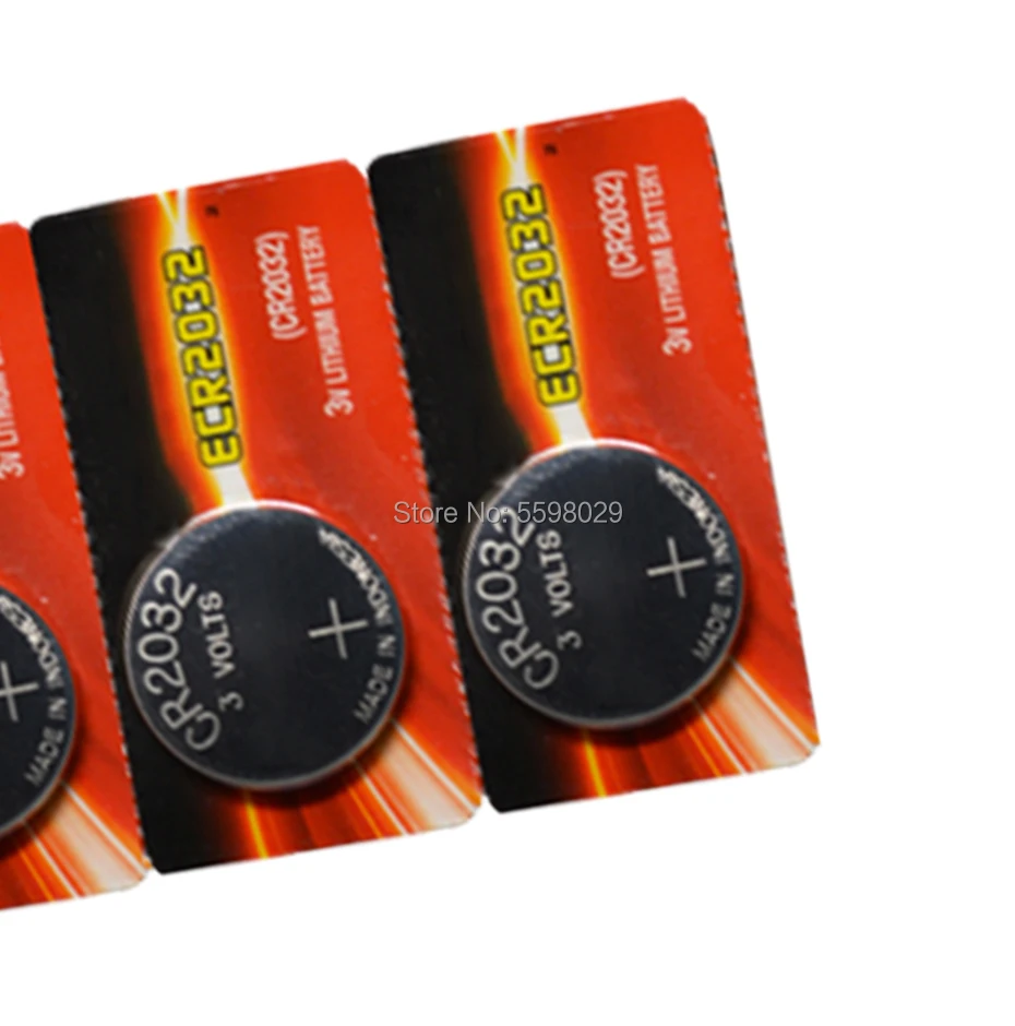 2 шт. 3 в CR2032 CR 2032 для литиевых батарей Energizer часы Pilas кнопочные монеты Celula часов