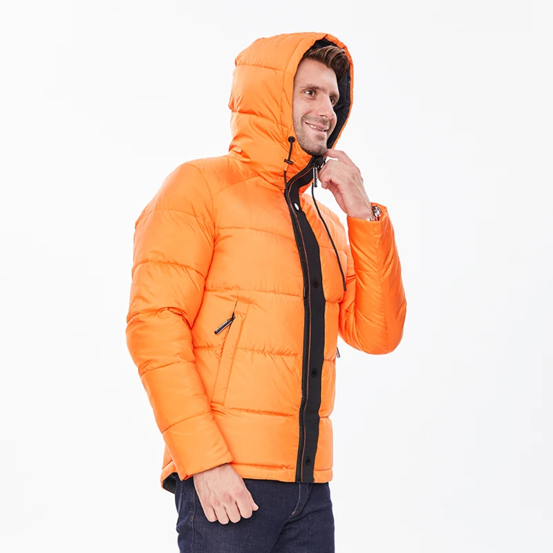 2021 New Arrivals Winter Men's Fashion Hooded Down Jacket With Fur Windbreaker Keep Warm Thicken Coat Brand Parkas