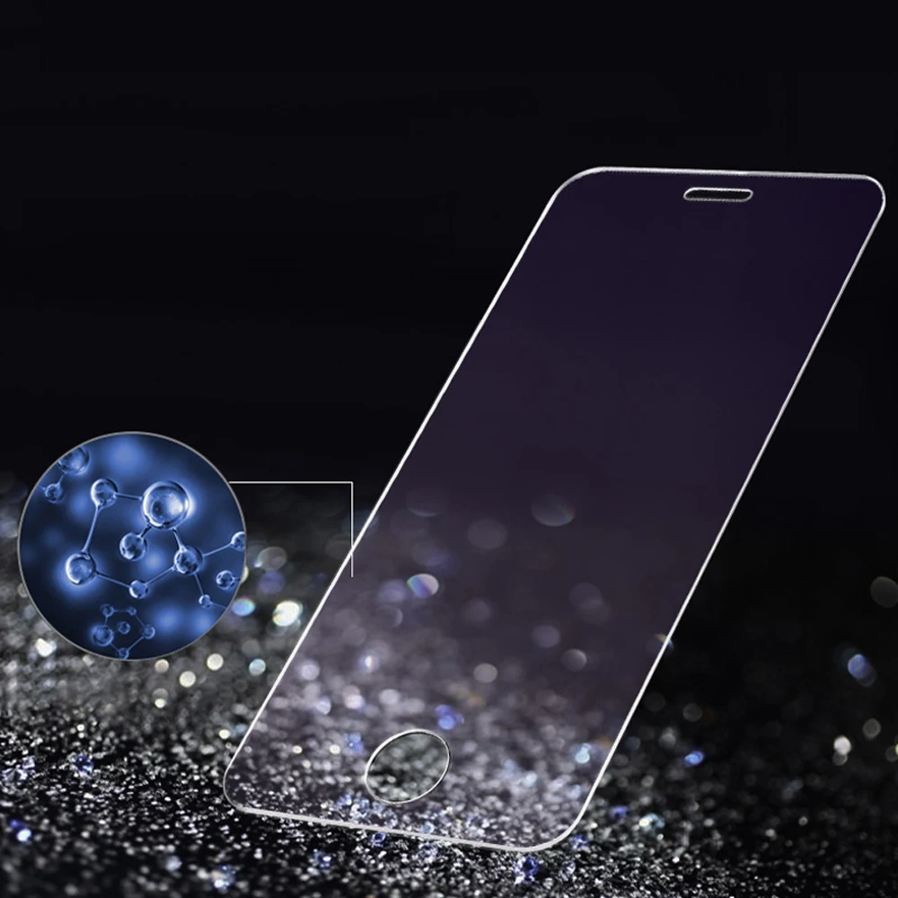Закаленное стекло с защитой от синего света для iphone 6 6S 7 8 plus X XR XS 11 pro MAX SE 2020