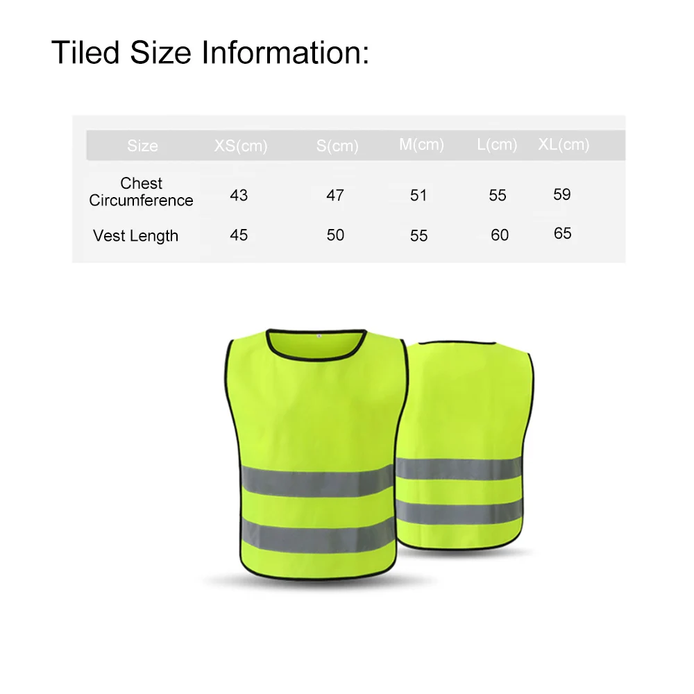 Светоотражающий жилет одежда для безопасности Рабочая защитный ежедневного