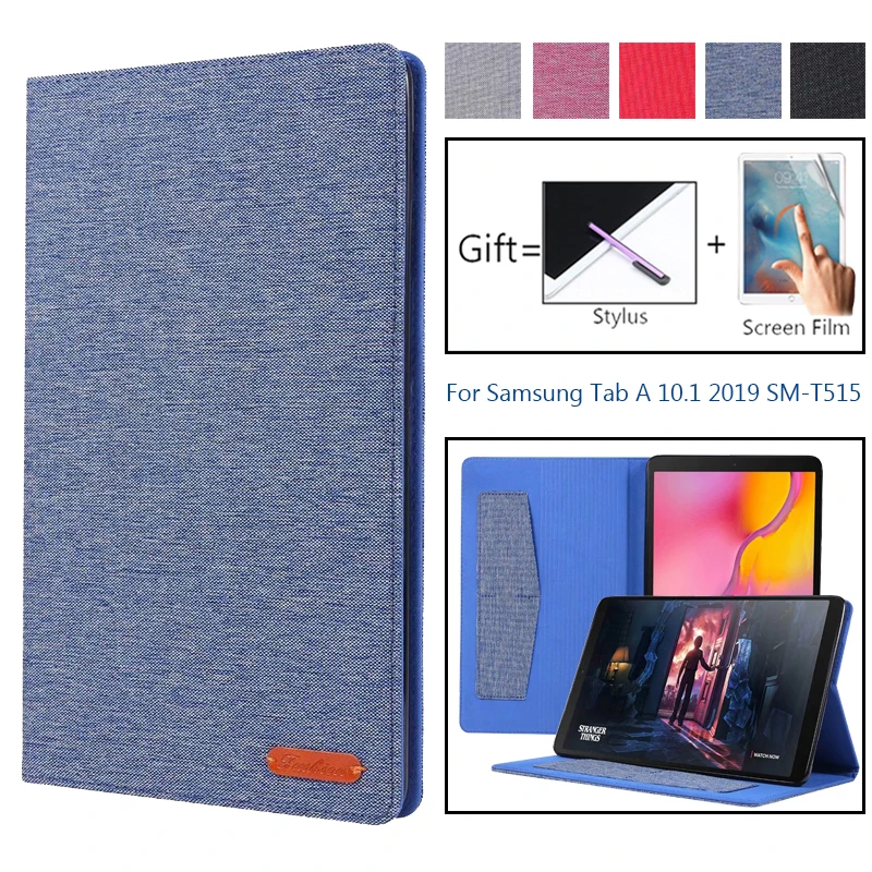 Флип-кожаный чехол для планшета для samsung Galaxy Tab A, 10,1 дюймов,, Fundas, защитный чехол-подставка, мягкая оболочка, Капа для SM-T515, T510