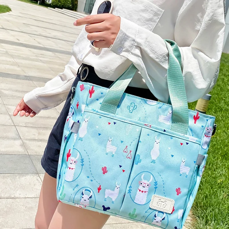 

Fashionable Mummy Bag Large Capacity Baby Bag One Shoulder Baby Bag Out Mother and Baby Bag Baby Care Bag