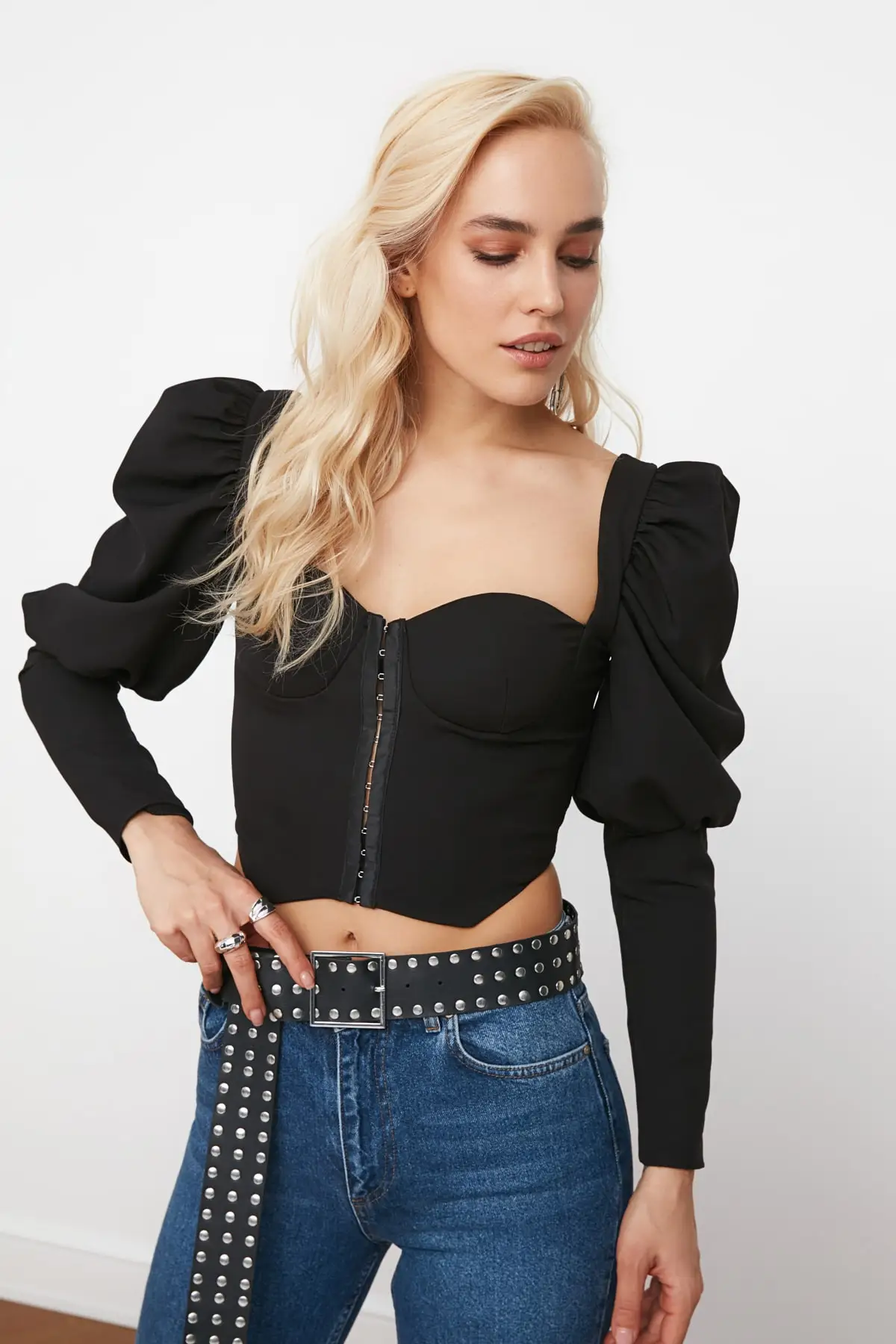 

Trendyol Collar Detailed Bluz TPRSS21BZ0041