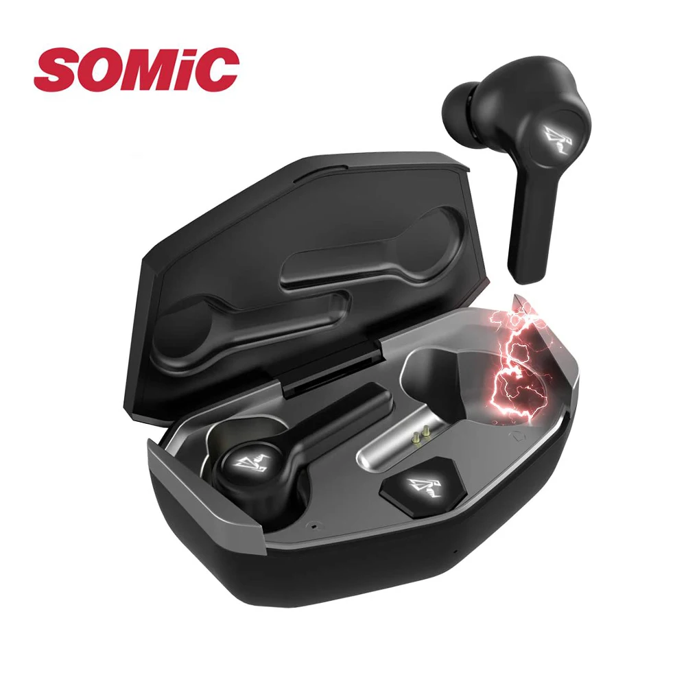 

SOMIC GX501 TWS bluetooth 5.0 Wireless Earbuds Touch Control Wireless Headphones in Ear Built in Mic Headset For Game/Video Mode