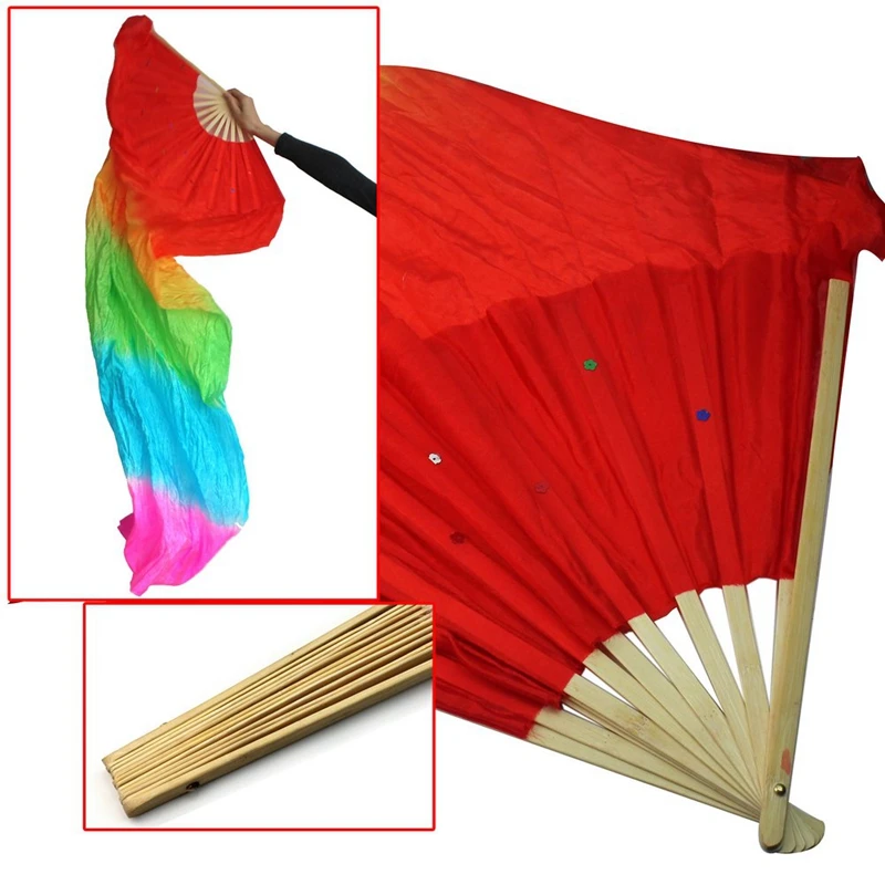 Новый 1 8 м ручной работы для танца живота Танцы Шелковый Бамбук Длинные