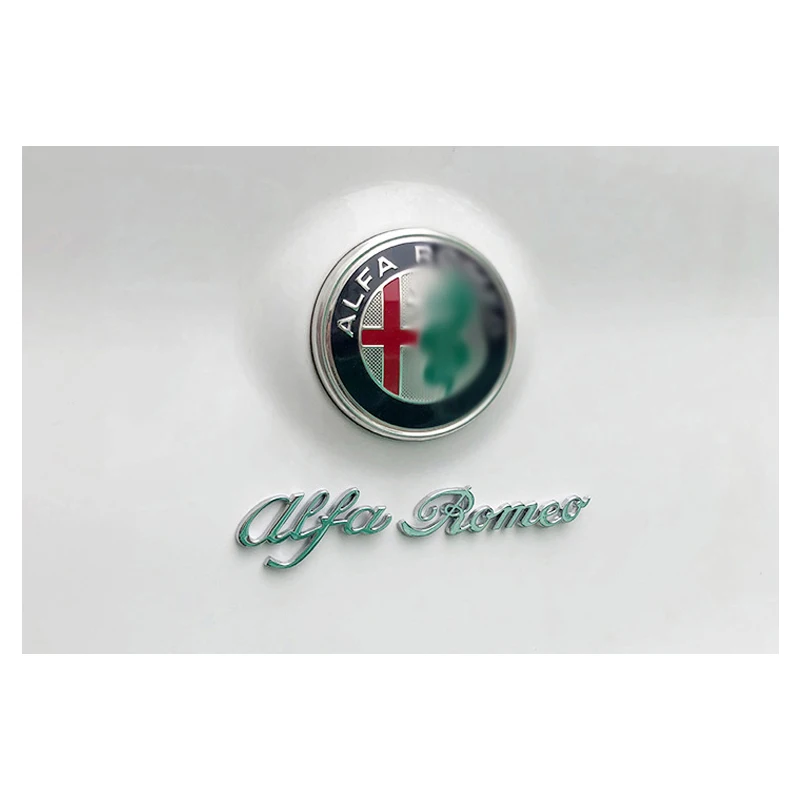 

Металлический корпус с логотипом Alfa Romeo, модификация английского логотипа для Alfa Romeo Giulia Stelvio, внешние аксессуары для автомобилей