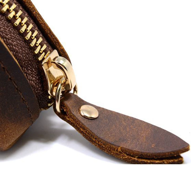 

Crazy Horse Genuine Leather Handmade Vintage Pencil Case Pencil Bag for School Stationary/Travel Collection Stationery