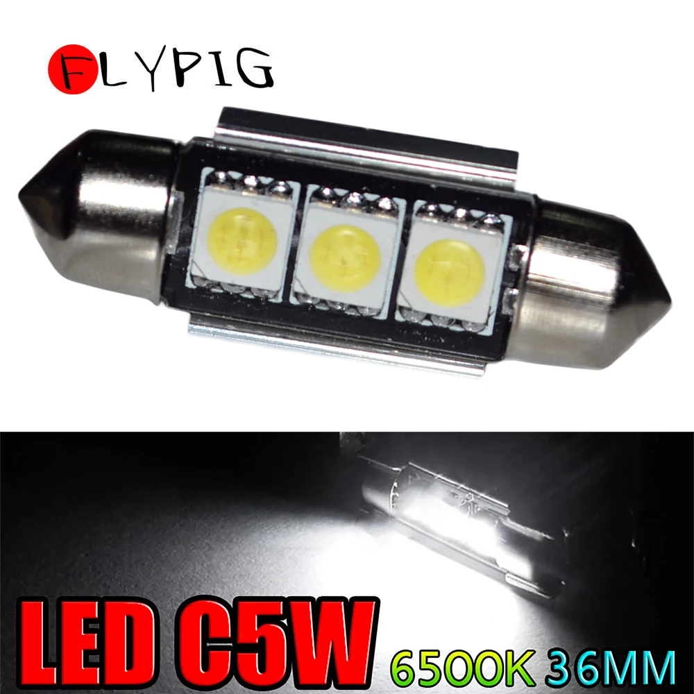 1 x Feston 36 мм 3 Вт SMD 5050 светодиодный CANBUS Free светильник 12 В постоянного тока Lumiere Blanc