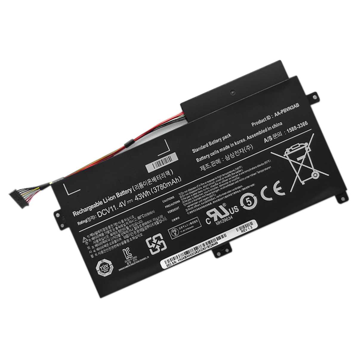 

Аккумулятор PBVN3AB для ноутбука SAMSUNG NP370R4E NP370R5E NP370R5V NP450R4E NP450R5E NP450R4V NP450R5V NP470R5E NP510R5E