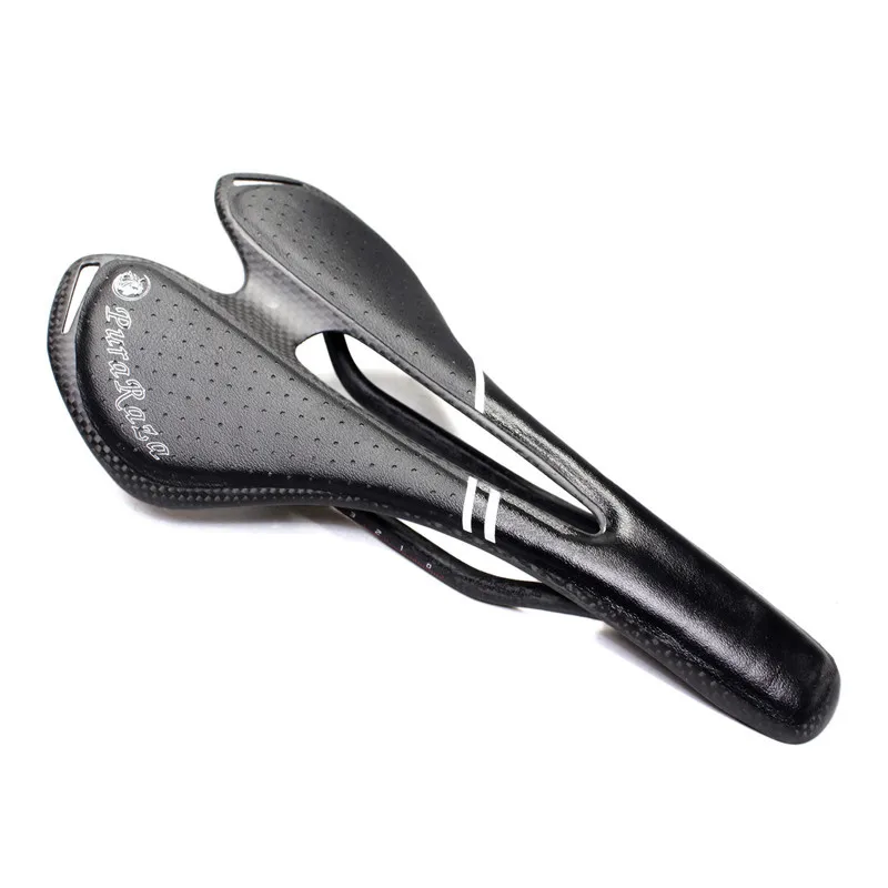 

BALUGOEUltralight Carbon Fiber Bicycle Saddle Mountain Bike Seat Cushion Design Microfiber Leather Bicycle Saddle