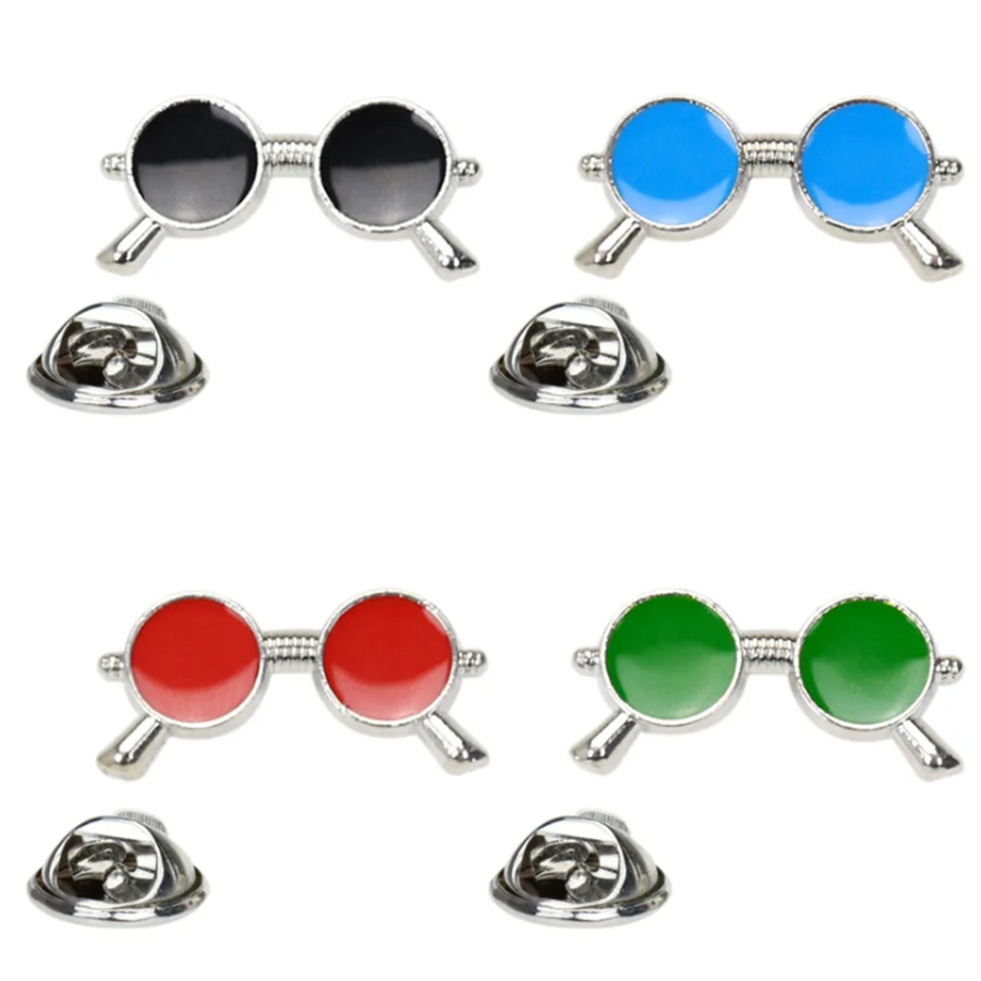 

Cartoon glasses Enamel Fashion Brooch Pins Alloy Badge Shirt Backpack Metal Pin Jewelry Cute Accessories Gift For Friends