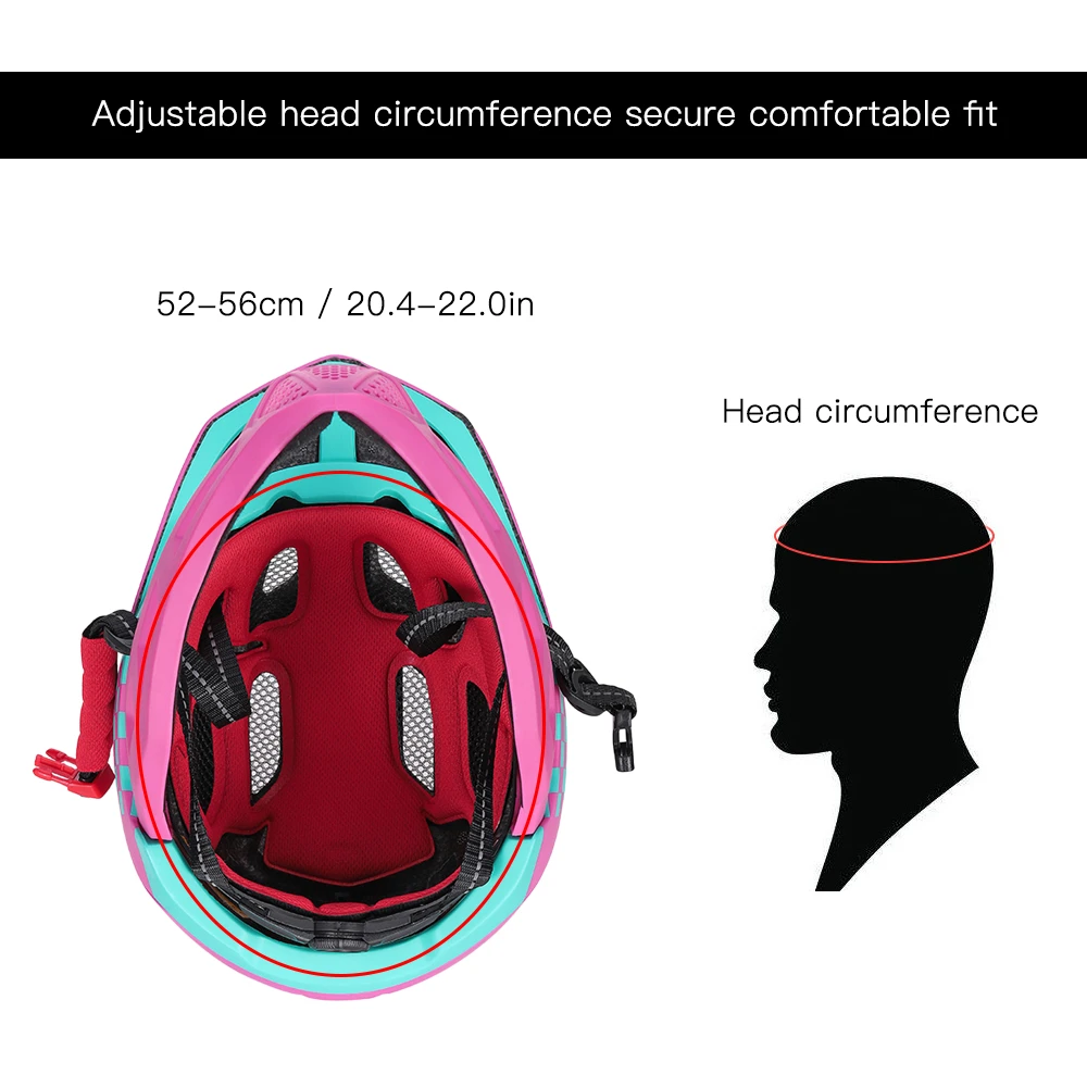 TOMSHOOH Детский велосипедный шлем с полной защитой лица для детей верховой езды