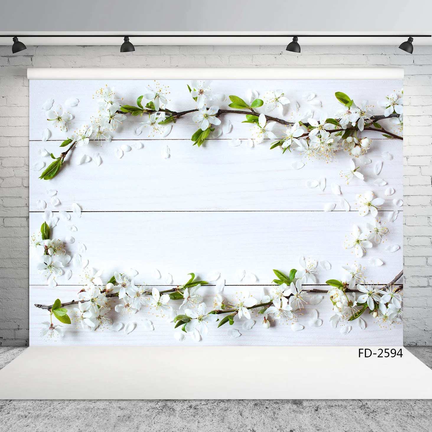 INS стиль белые лепестки Роза чистый белый живой фон модель фото реклама