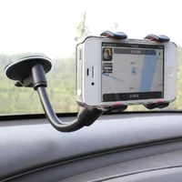phone holder car 360 degrees rotating on board suckered pedestal car clip bracket gps navigation bracket phone kickstand