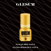 glesum eyelash extention glue queen 0 1s 0 5s dry quick drying adhesive with free shipping