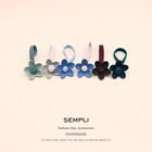 Резинка для волос Sempli, эластичная, с лепестками лотоса