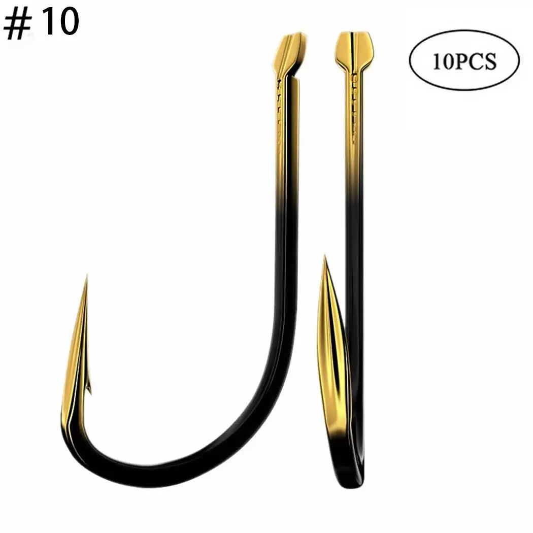 10 шт. сплав рыболовные крючки колючие вольфрамовый ловля рыболовный крючок
