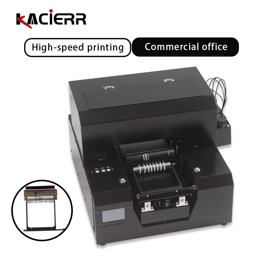 

Small UV printer A4 mobile phone shell embossed metal wood products acrylic cylinder plane business processing printing