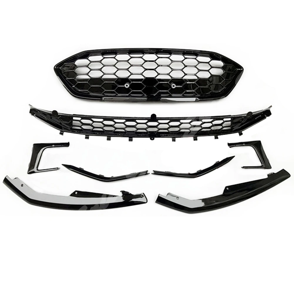 Отделка переднего бампера крышка гриля Верхняя Нижняя решетка подходит для Ford