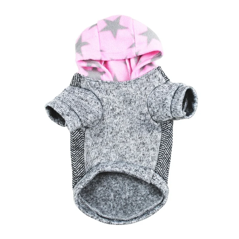 

Dog Hoodie Pet Dog Clothes Letter Printed Jacket Cotton Warm Clothes for Small Dogs Chihuahua Pug Bulldog Clothing