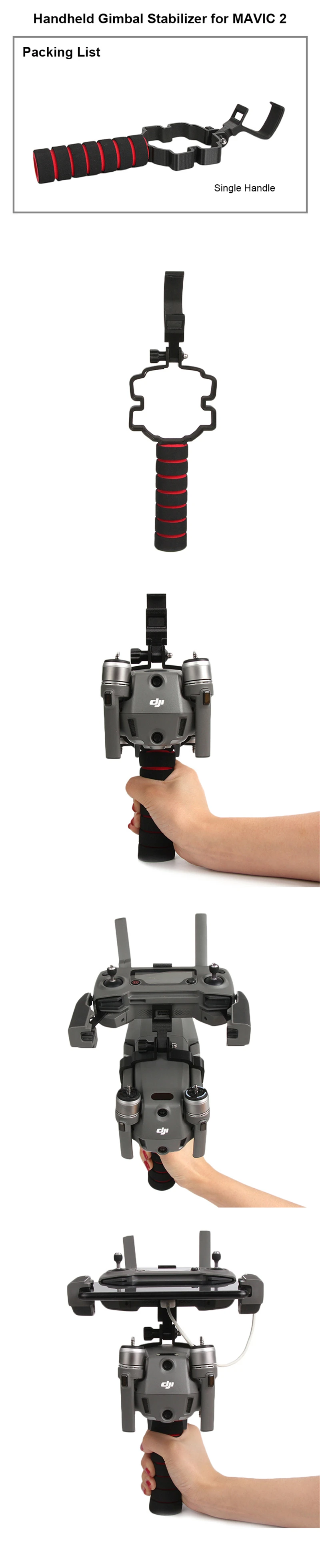 DIY ручной карданный набор стабилизаторов для DJI MAVIC 2 PRO& ZOOM Drone с держателем пульта дистанционного управления