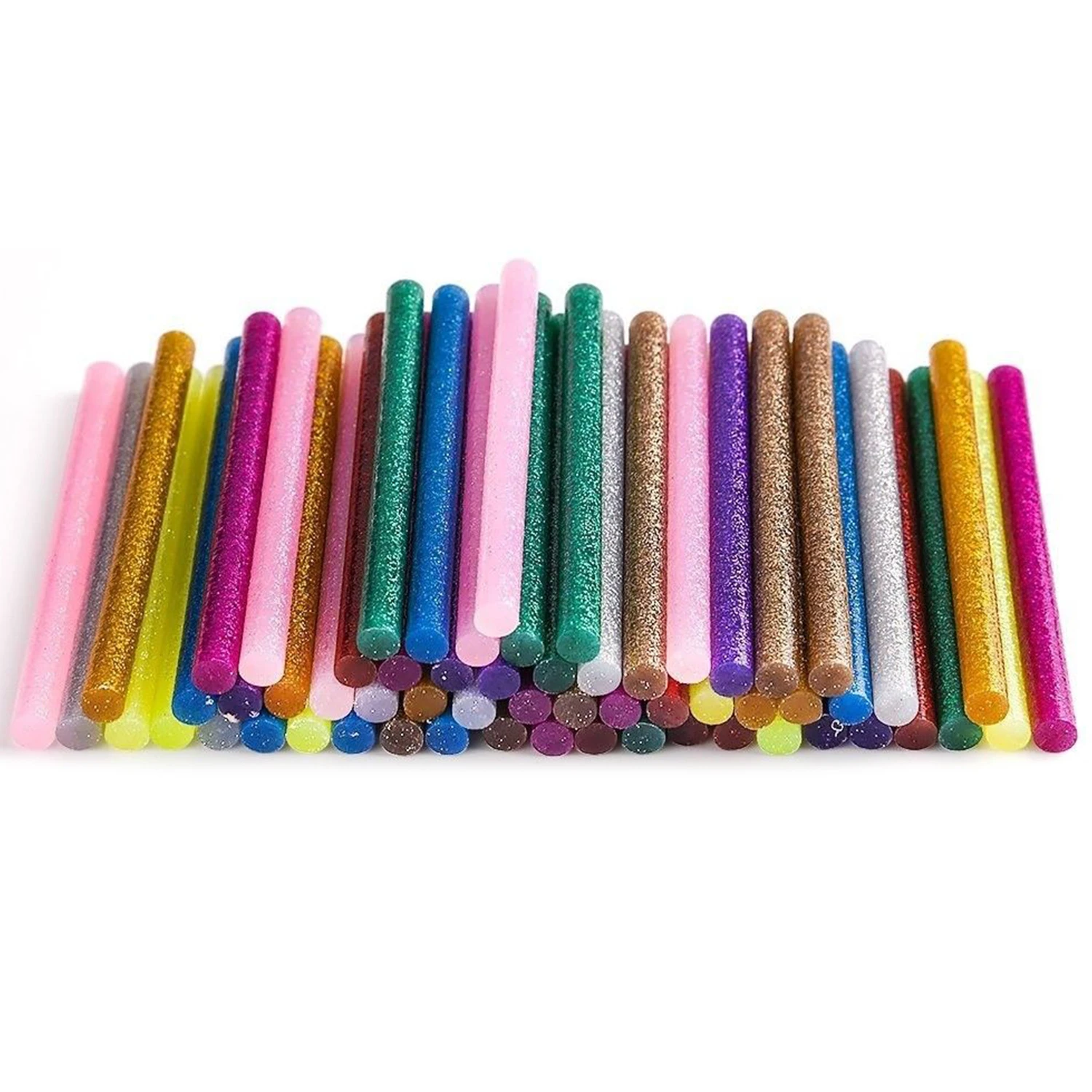 60 шт. Ассорти флюоресцентные Цвета Блеск высокотемпературный термоплавкий клей