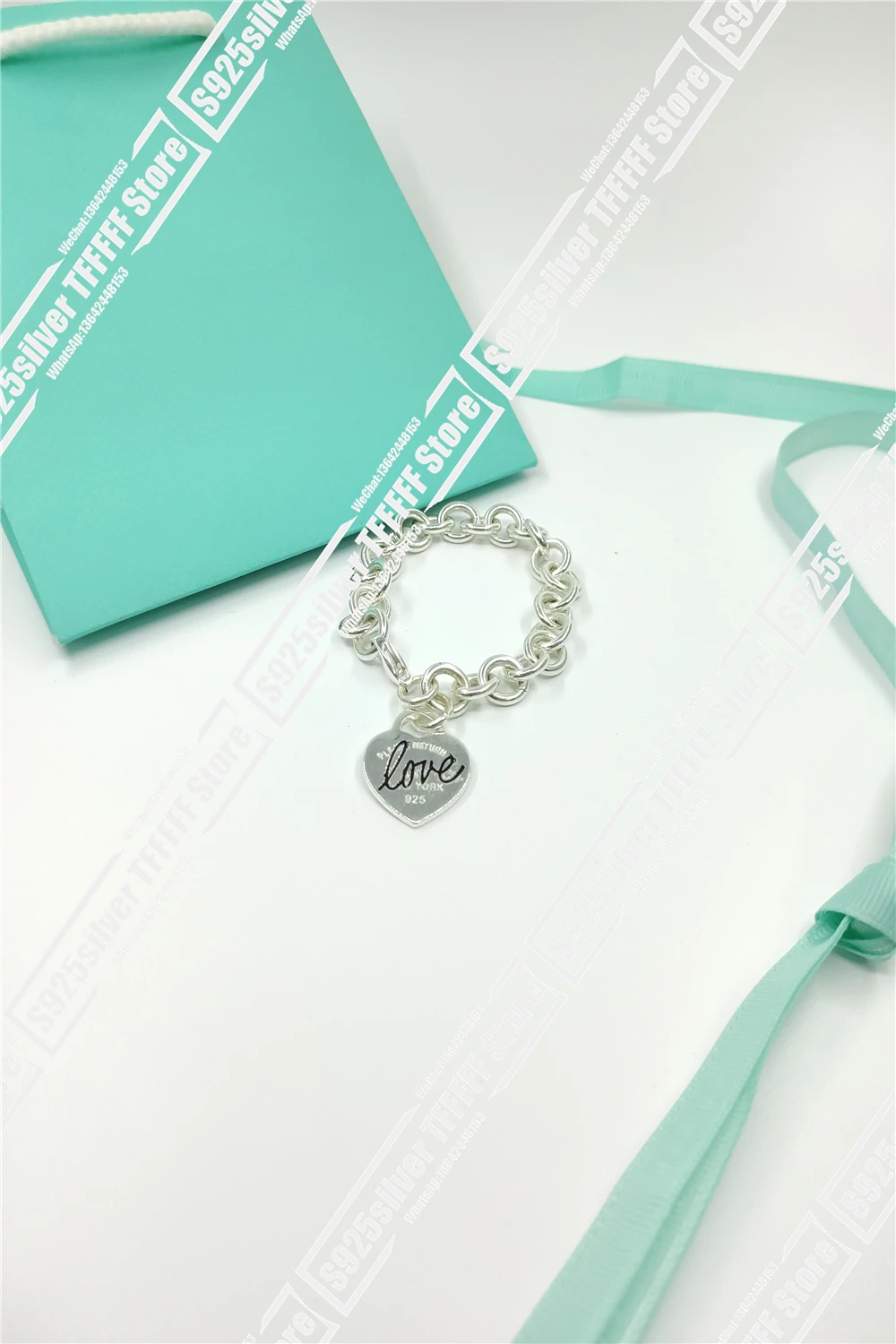 

T/LOVE hanging bracelet, men and women fashion choices/S925/1-1 anniversary gift/graffiti LOVE