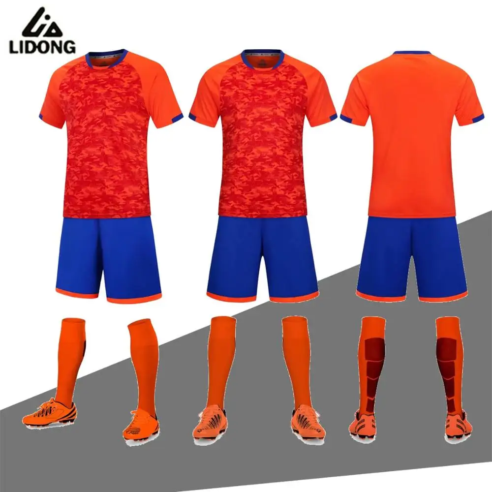 Новый Комплект футболок с цифровой печатью для мужчин и детей футбольный