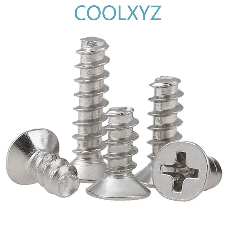 CoolXYZ поперечная потайная плоская головка с плоским концом саморезы КБ Philips
