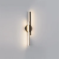 modern 12w led wall sconce black white indoor hallway decor wall light fixtures aluminum wall lamp lighting for stair corridor