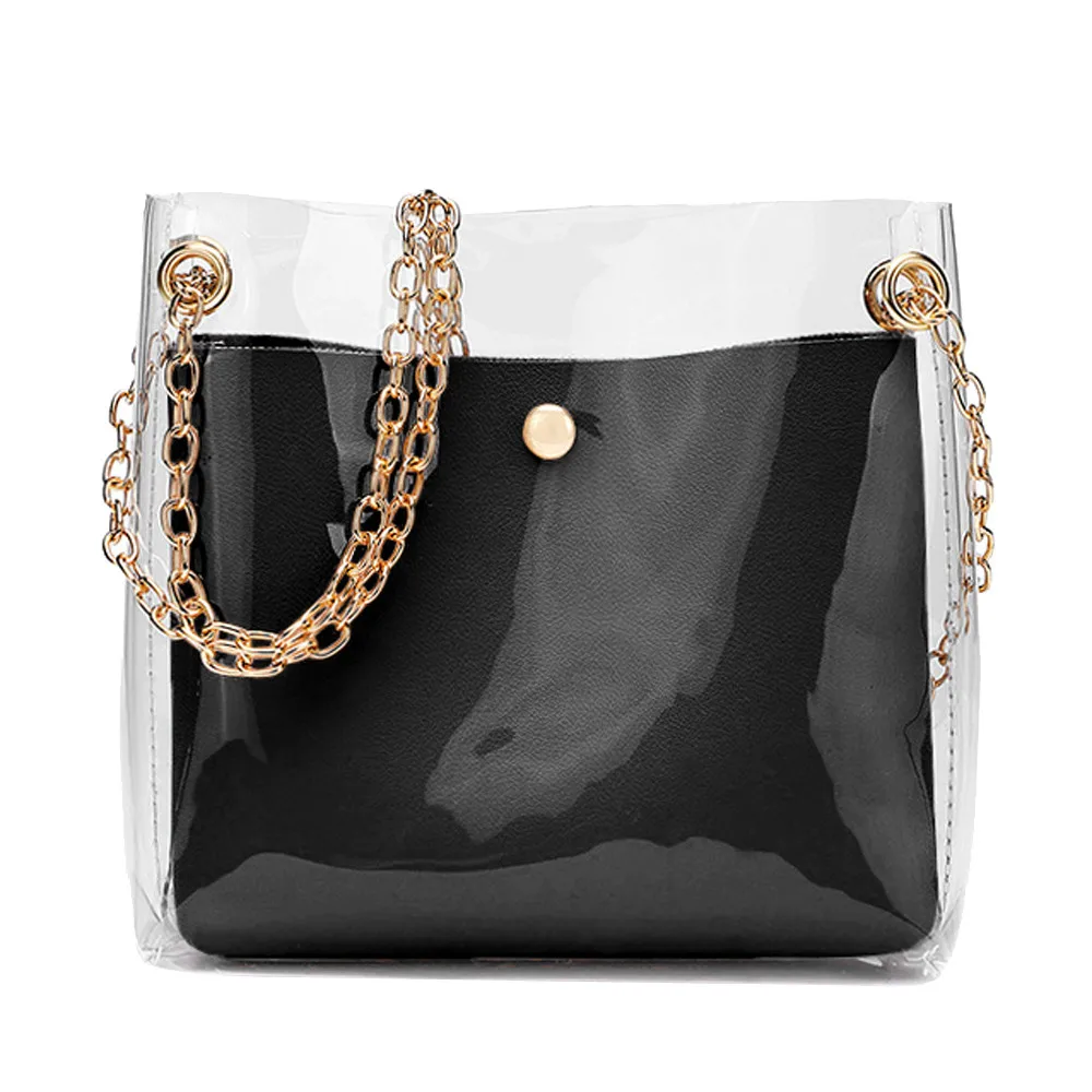 Women Shoulder Bag Fashion Laser Transparent Crossbody Bags Messenger Beach 2019 New Design | Багаж и сумки
