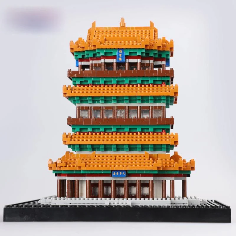 Архитектура Алмазный конструктор игрушечный здание съезда Эйфелева башня Белый