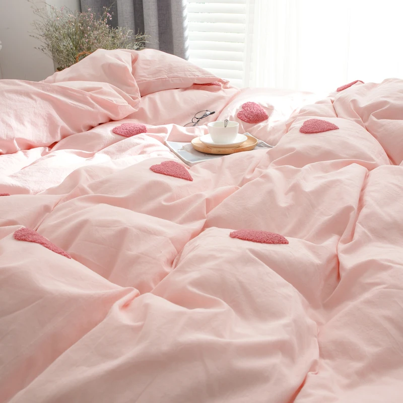 Комплект постельного белья из 100% промытого хлопка 4 шт. для сна без одежды класс A