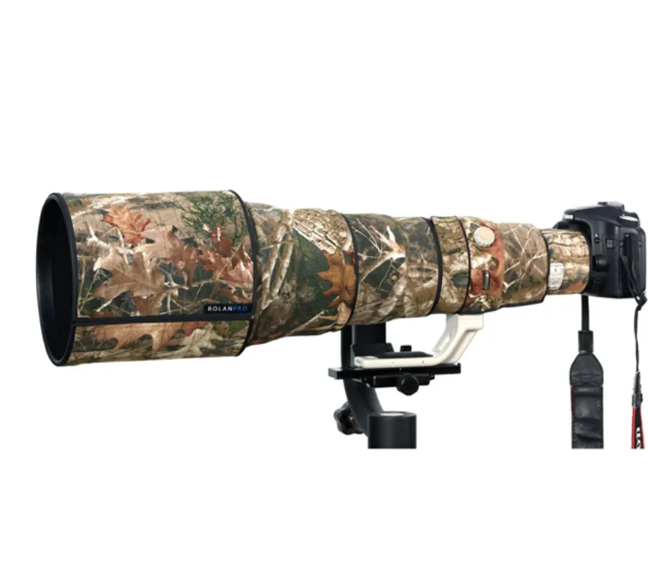 Линзы rolanpro камуфляжное пальто дождевик для Canon EF 500 мм F/4,5 L USM объектив защитный чехол пистолеты одежда для SLR объектив камеры