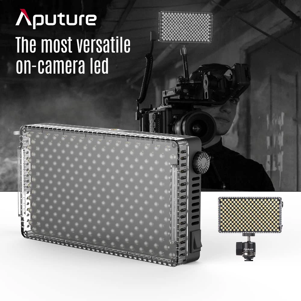 

Aputure Amaran AL F7 On-Camera LED Light Color Temperature 3200K-9500K CRI 95+ TLCI 95+ Video Light Optional Battery kit